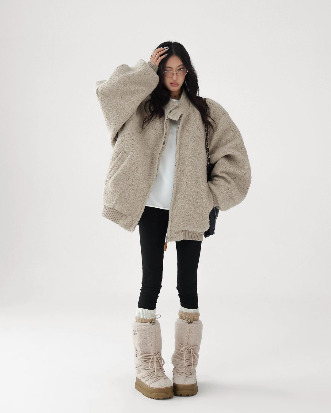 Stand Collar Wool Coat ACS0306