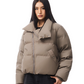 Zipper Stand Collar Short Down Jacket FDR0011