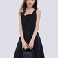 Square-Neck Wide Strap Dress SHN0009