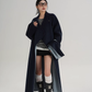 Scarf Design Long Wool Coat SRS0409