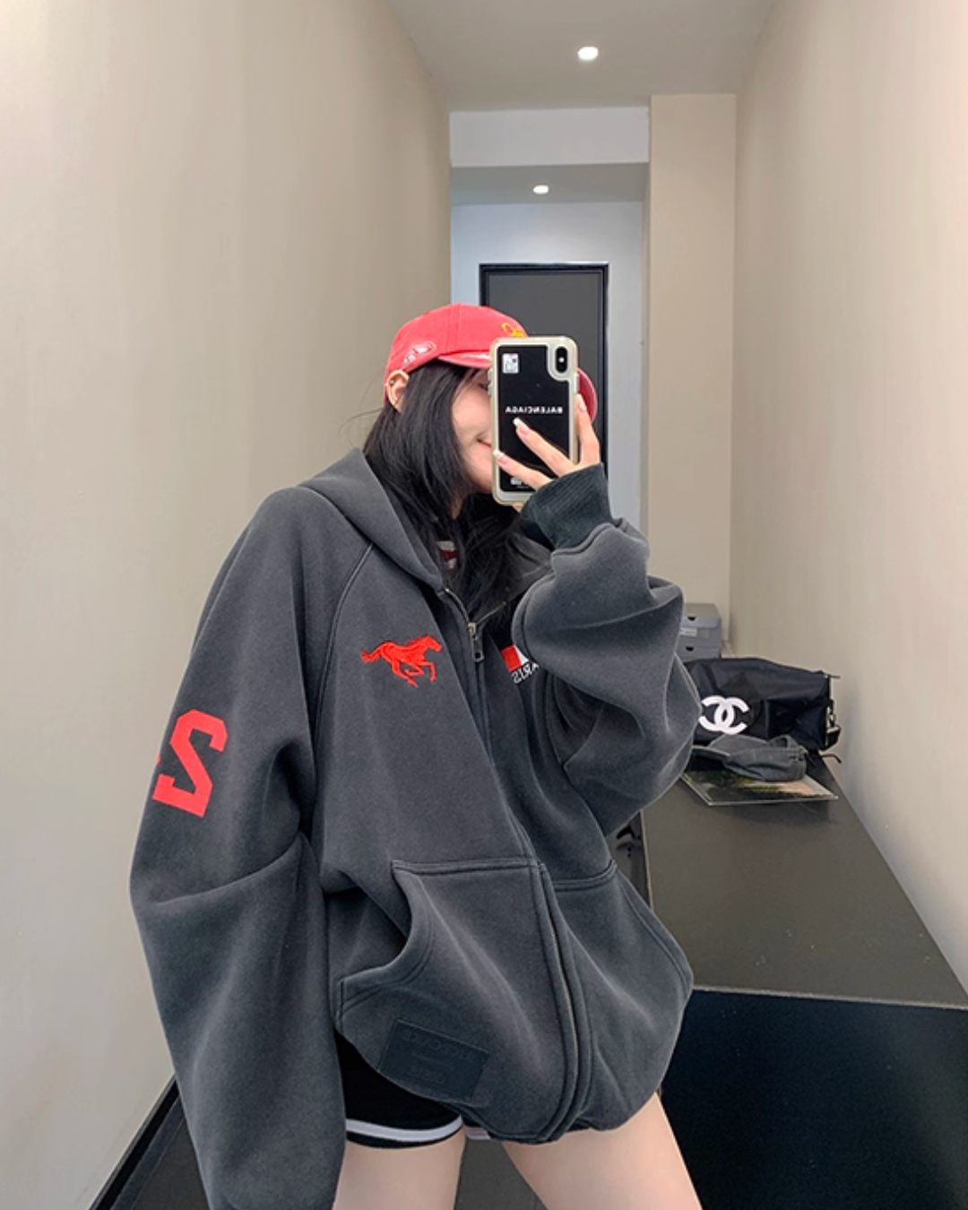 Vintage Loose Zip Hoodie YLS0928