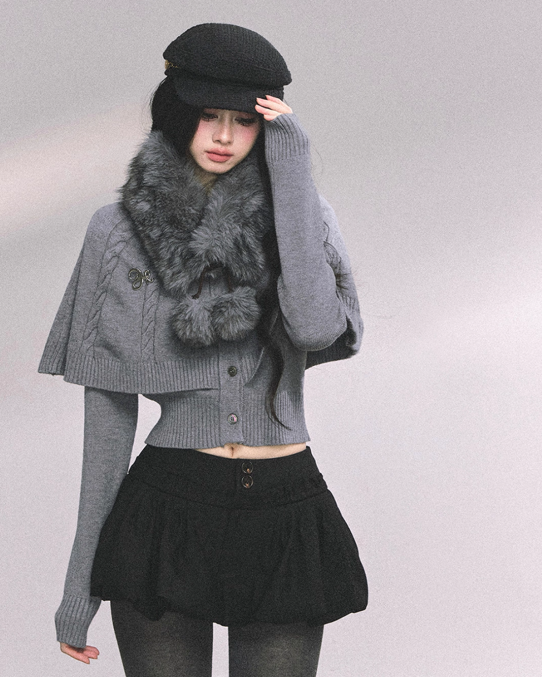 Cape Long Sleeve Knit LAS0047