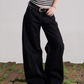 Back Logo Wide Denim Pants ONP0004