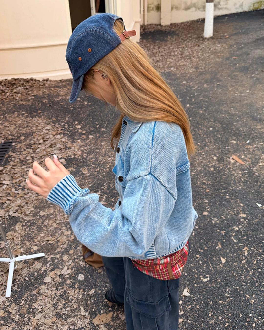 Washed Knit Short Jacket CYE0080