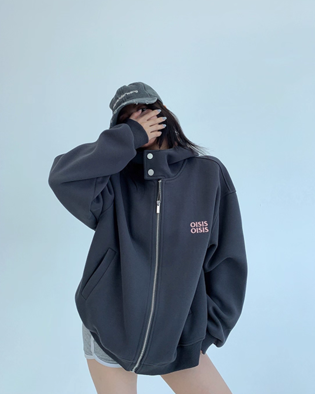 Stand Collar Sweat Jacket YLS0886