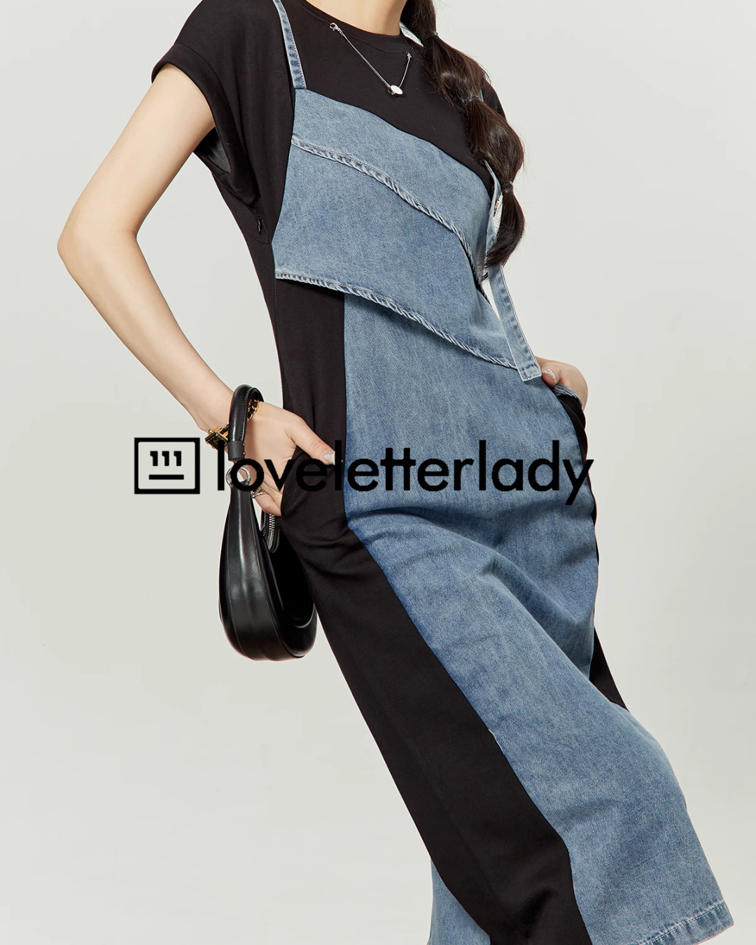 Docking Denim Dress LLA0212