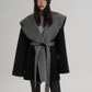 Drop Shoulder Mid Length Coat SRS0388