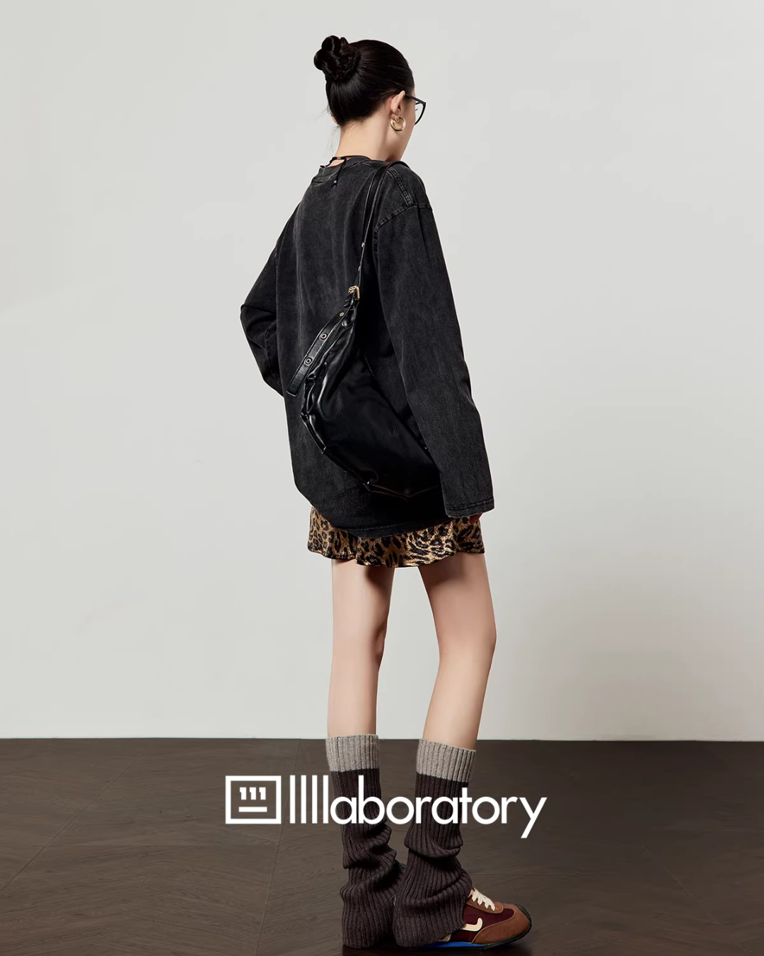 Leopard Print Long Sleeve / Leopard Print Mini Skirt LLA0603