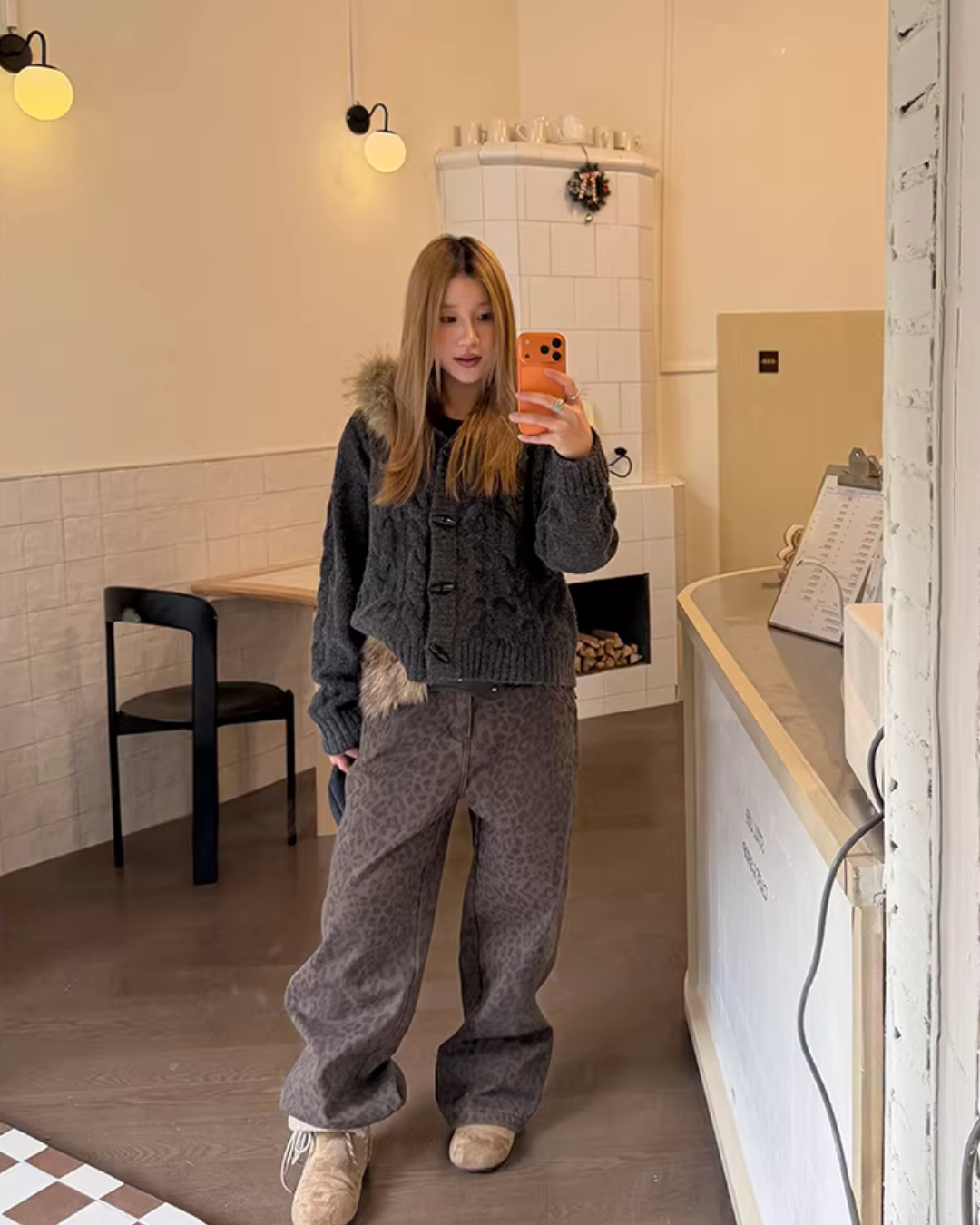 Leopard Wide Pants CYE0097