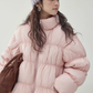 Stand Collar Fluffy Down Jacket AMU0043