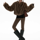 Big Hood Fur Coat ZRS0087