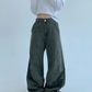 Oversized Denim Cargo Pants YLS0936