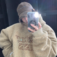 Retro Tweed Pullover Hoodie YLS1013