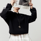 Side Line Black Top / Balloon Skirt Pants LLA0518