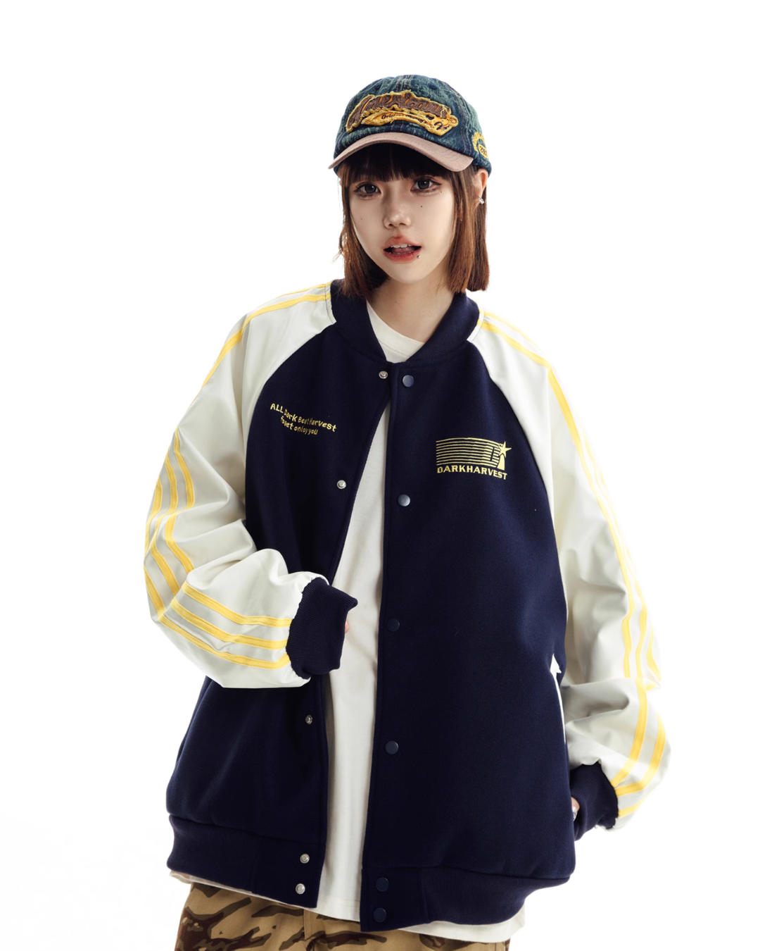 Bicolor Sideline Stadium Jumper AXN0001