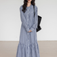 Ribbon Gingham Check Dress VAS0145