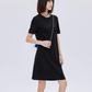 Crew Neck T-Shirt Short Dress SHN0010