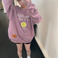 Letter Embroidered Pullover YLS1055