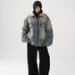 Fur Collar Denim Jacket ACS0314
