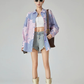 Blue Stripe Pink Art Print Shirt FER0180