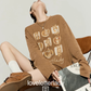 Cat Full Print T-Shirt / Leopard Casual Pants LLA0655