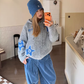 Star Hoodie Knit Jacket CYE0094