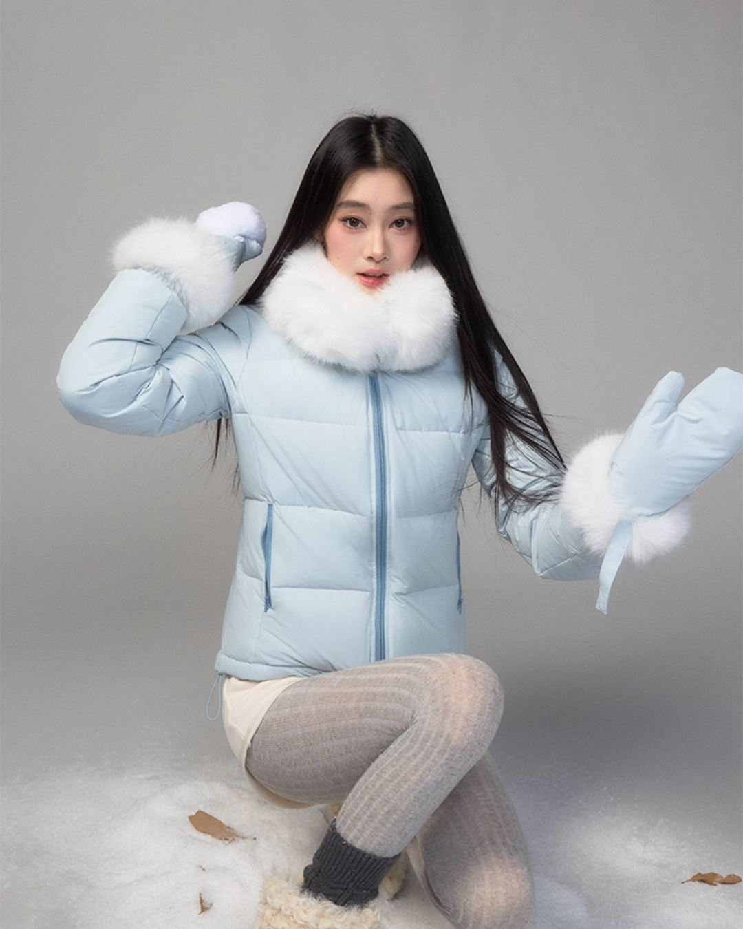 Fur Collar Down Jacket TRK0005