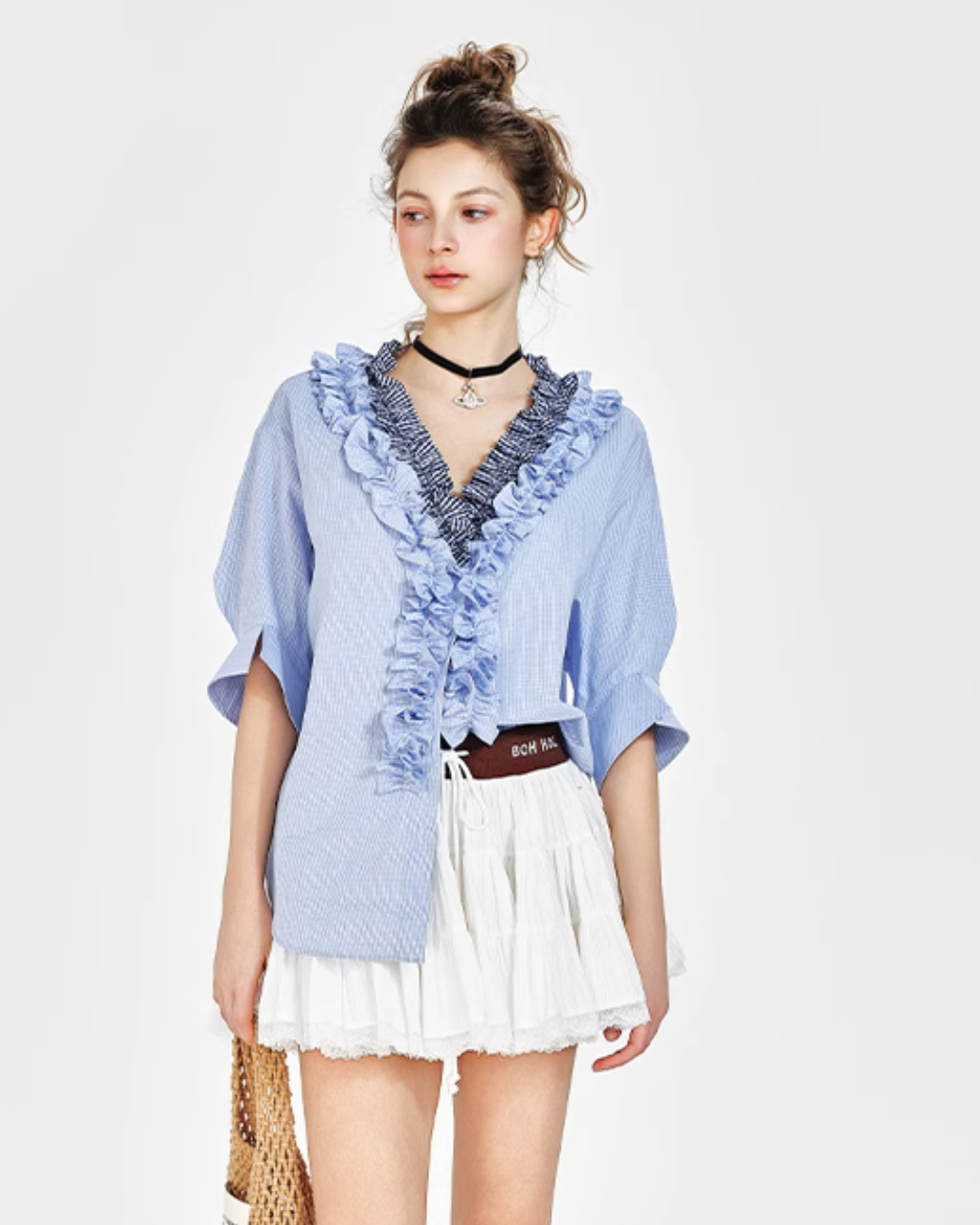 Double Frill Loose Top BHB0007