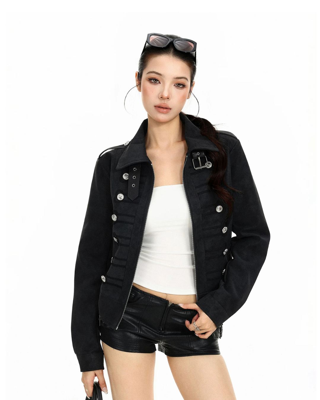 Napoleon Stand Collar Zip Jacket BGS0056