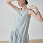 Asymmetric Drape Long Dress FER0279