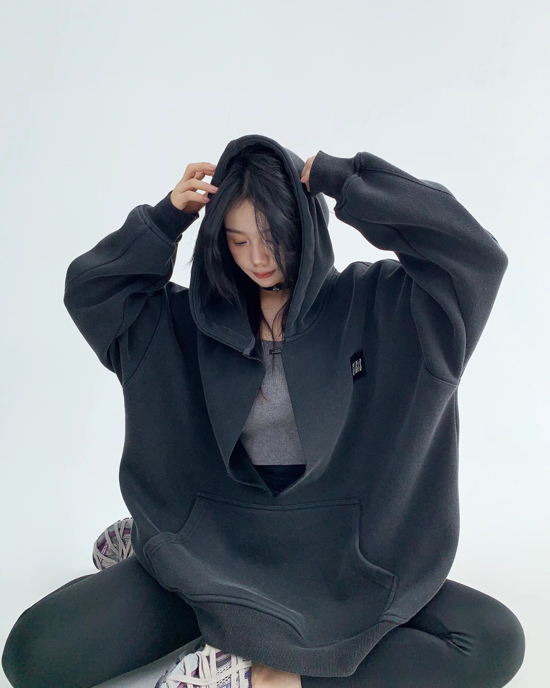 Big Silhouette Sweat Hoodie YLS0502