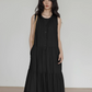 Tiered Gathered Long Dress VAS0119