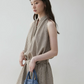 French Striped Halter Dress VOE0001