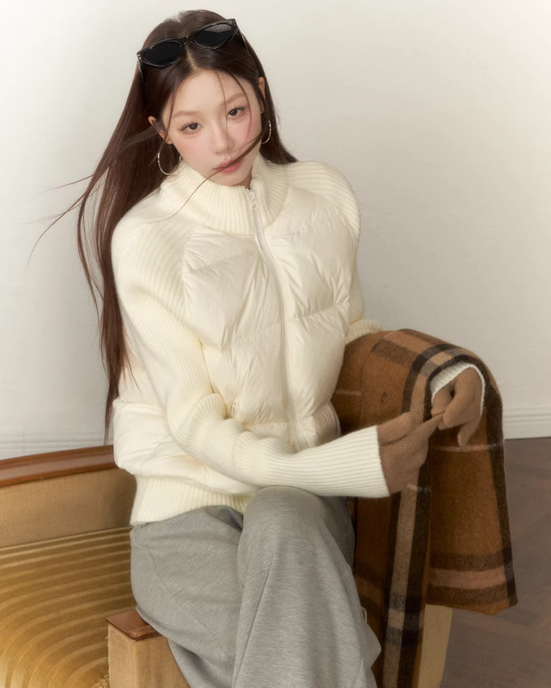 Down Knit Blouson WDB0006