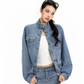 Stand Collar Denim Jacket BGS0049