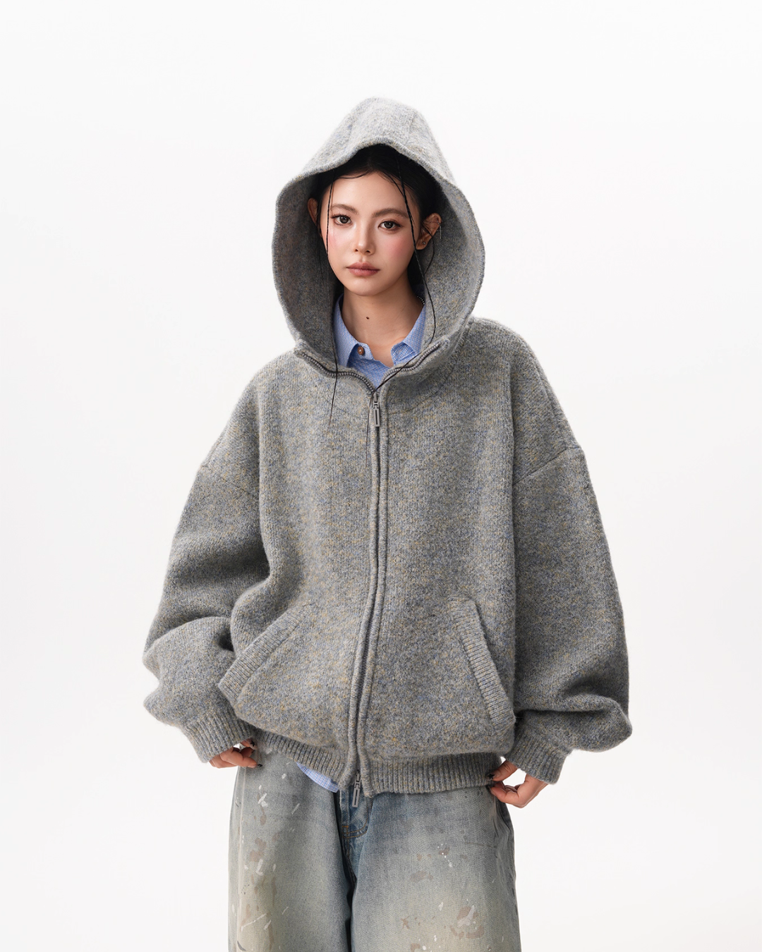 Double Zip Hoodie BWA0008