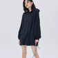 Leopard Print Hood Shoulder Dress SHN0014