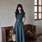 French Girly Denim Dress SMS0002