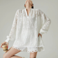 Patchwork Lace Shirt / Shorts FER0130