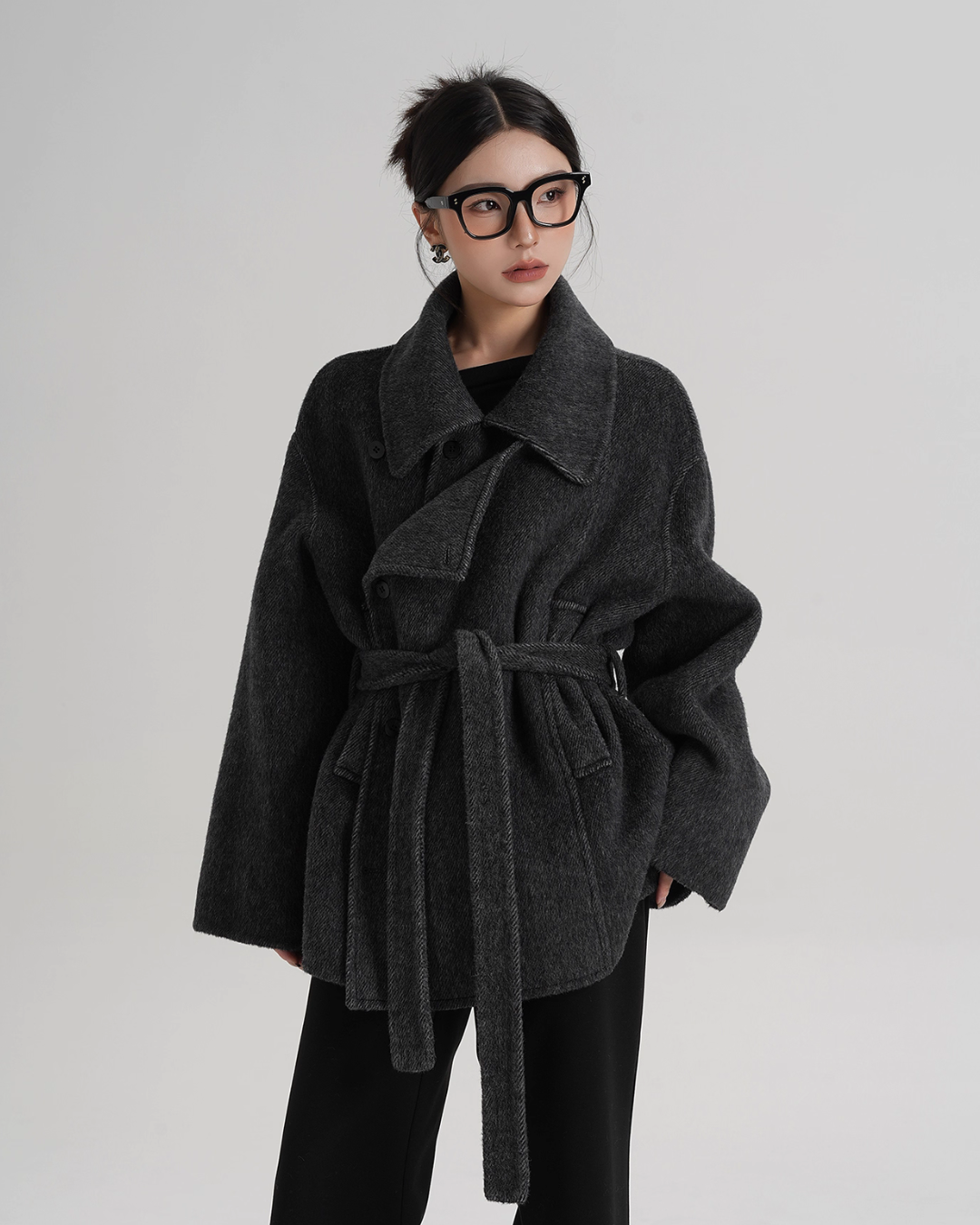 Double Sided Woolen Over Coat SRS0359
