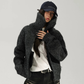 Oversized Knit Zip-Up Jacket ACS0388