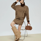 Wool-Like Short Jacket / Mini Skirt FER0379
