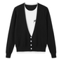Two Piece Long Sleeve Top / Knit Wide Pants WEO0068