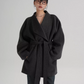 Stand Collar Mid-Length Coat SRS0355