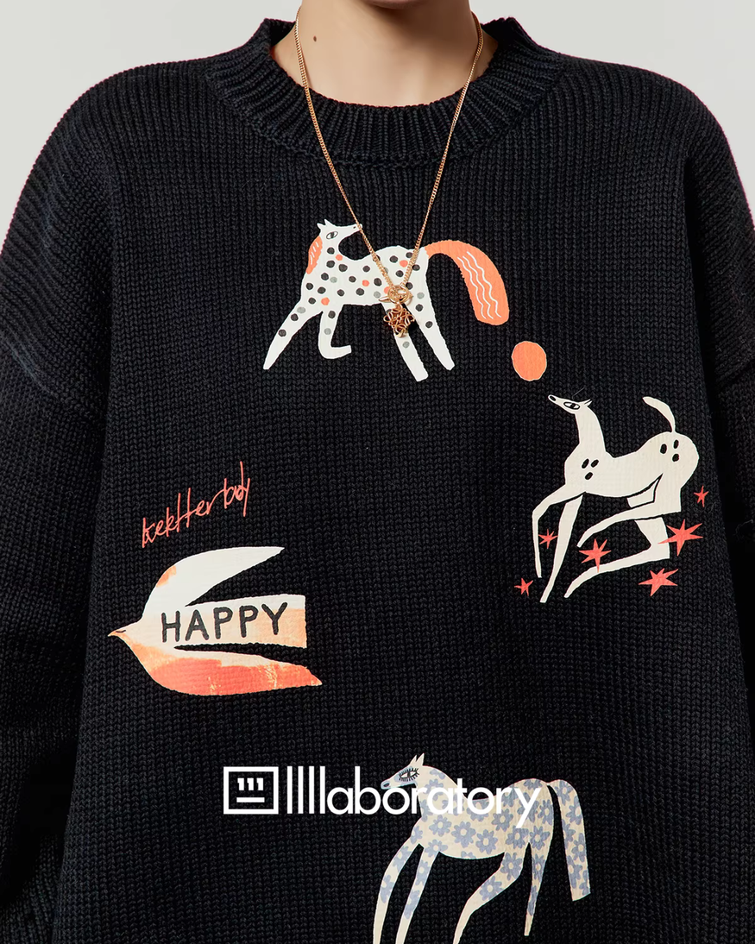 Art Horse Knit Top/Mini Skirt LLA0613