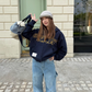 Logo Embroidered Zip-Up Hoodie CYE0057