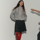 Half-Zip Hood Top RLZ0004