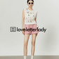 White Round Neck Sleeveless / Pink Shorts LLA0217