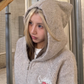 Embroidered Hood Knit Jacket CYE0018