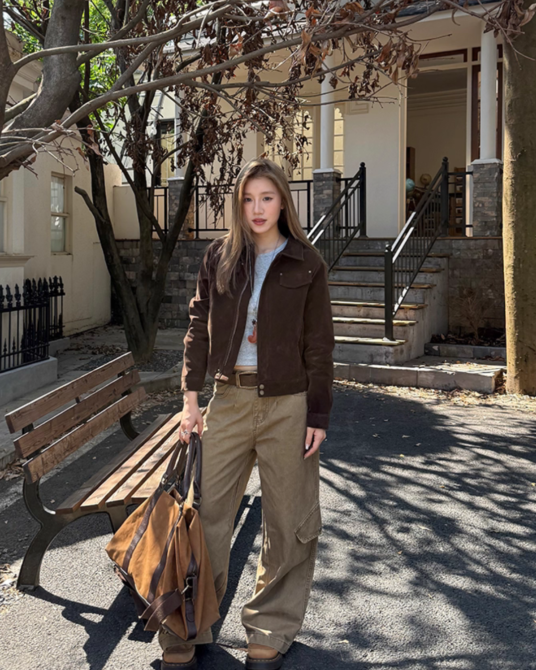Vintage Faux Suede Jacket CYE0049